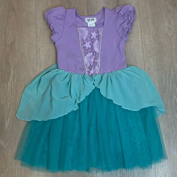 Taylor Joelle, Pearl Mermaid Princess Dress Disney’s Ariel Inspired, Girls 7 - Picture 14 of 14